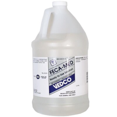 Feca-Med Gallon by Vedco | Flotation Solution for Fecal Exams