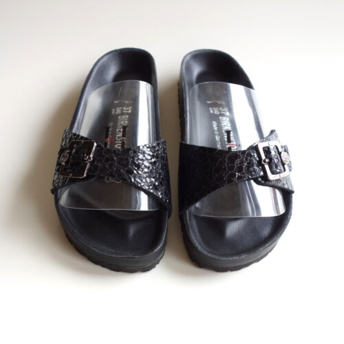 Rock Star Baby X BIRKENSTOCK Sandals Slide MADRID EXQ black US6 EU37 UK4 -rare- - Picture 10 of 18