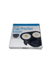 HIC Harold Import Co. 43133 HIC Non-Stick 3-Egg Poacher Insert PFOA and BPA F...