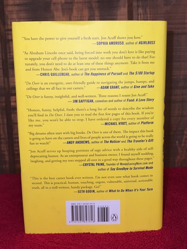 Signed Autographed 1st Edition Hardcover Book Do Over by Jon Acuff - Bild 4 von 19