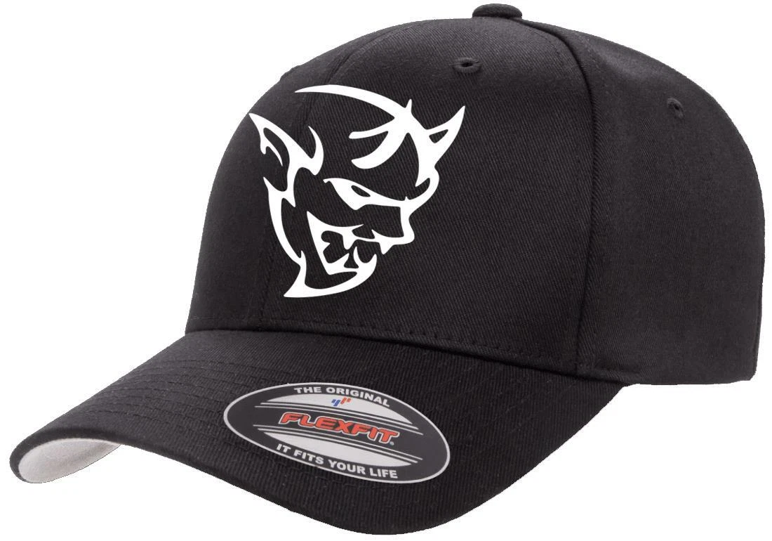 SRT Demon Challenger Logo Design Flexfit Hat Cap