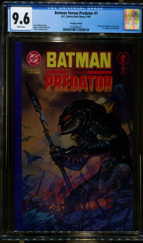 BATMAN VERSUS PREDATOR 1 CGC 9.6 PRESTIGE FORMAT DC DARK HORSE