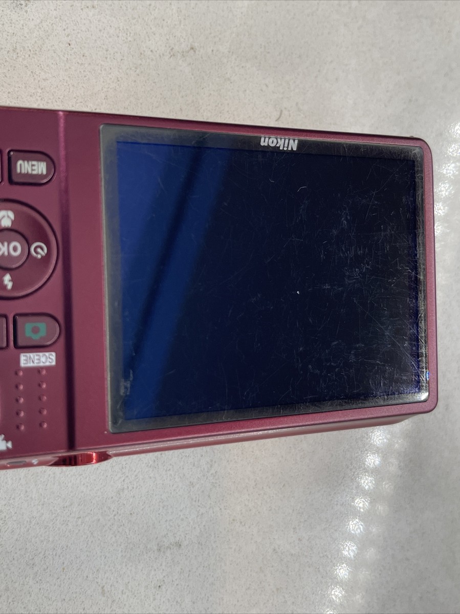 NIKON Coolpix S6500 Bundle 16MP 12X Zoom Shiny RED - FULLY NIKON Coolpix S6500 Bundle 16MP 12X Zoom Shiny RED - FULLY