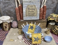 WOOD SIGN ONLY Repurposed Primitive Rustic Country FarmHouse Bleaching Powder