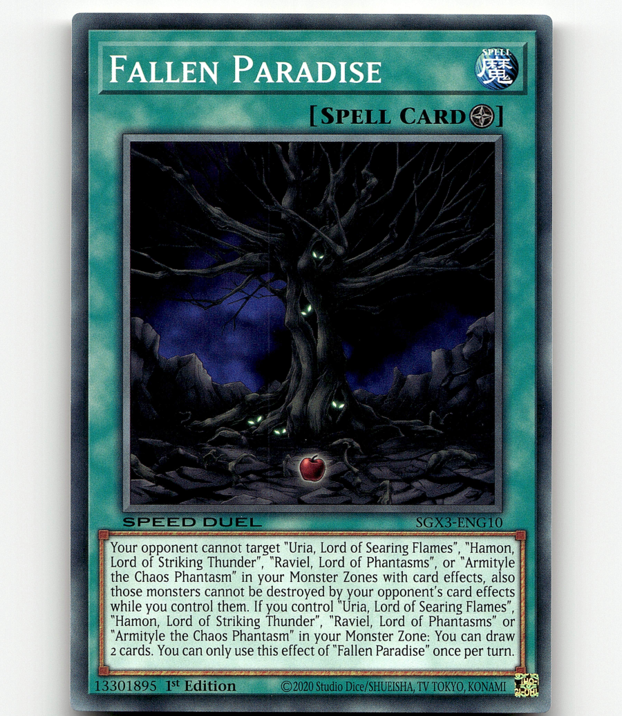 fallen paradise yugioh card - DUSA-EN031 - Ultra Rare Field Spell Rarity Fallen Paradise DUSA EN031 Ultra