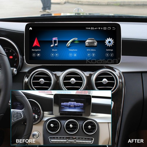 12.3 Android Screen Upgrade GPS Carplay Stereo Mercedes-Benz A CLA GLA G63 - Bild 4 von 16