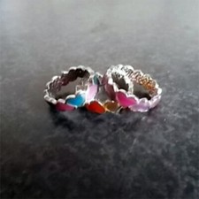 Mood Ring Gefühlsring Herzen Herz Stimmungsring wechselt Farben Größe 52 - 60