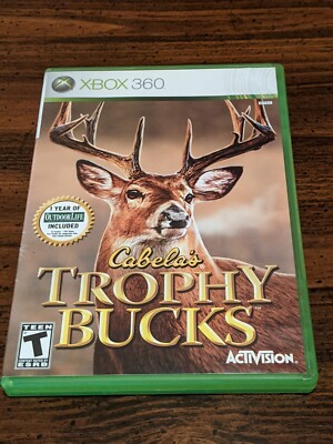 Cabela's Trophy Bucks (Microsoft Xbox 360, 2007) VG No Manual Pics 