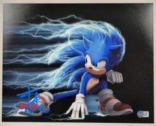 Ben Schwartz signed Sonic 11x14 photo autograph  ~ Beckett BAS