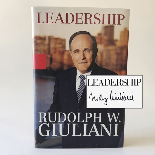 Donald Trump Attorney Rudy Giuliani AUTOGRAPHED Hardcover 1st Edition