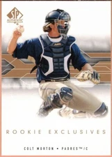 Colt Morton 2008 SP Authentic Rookie Exclusives