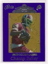 !!!     CHAMP BAILEY   ABSOLUTE  PURPLE  FOOTBALL  ROOKIE CARD $$