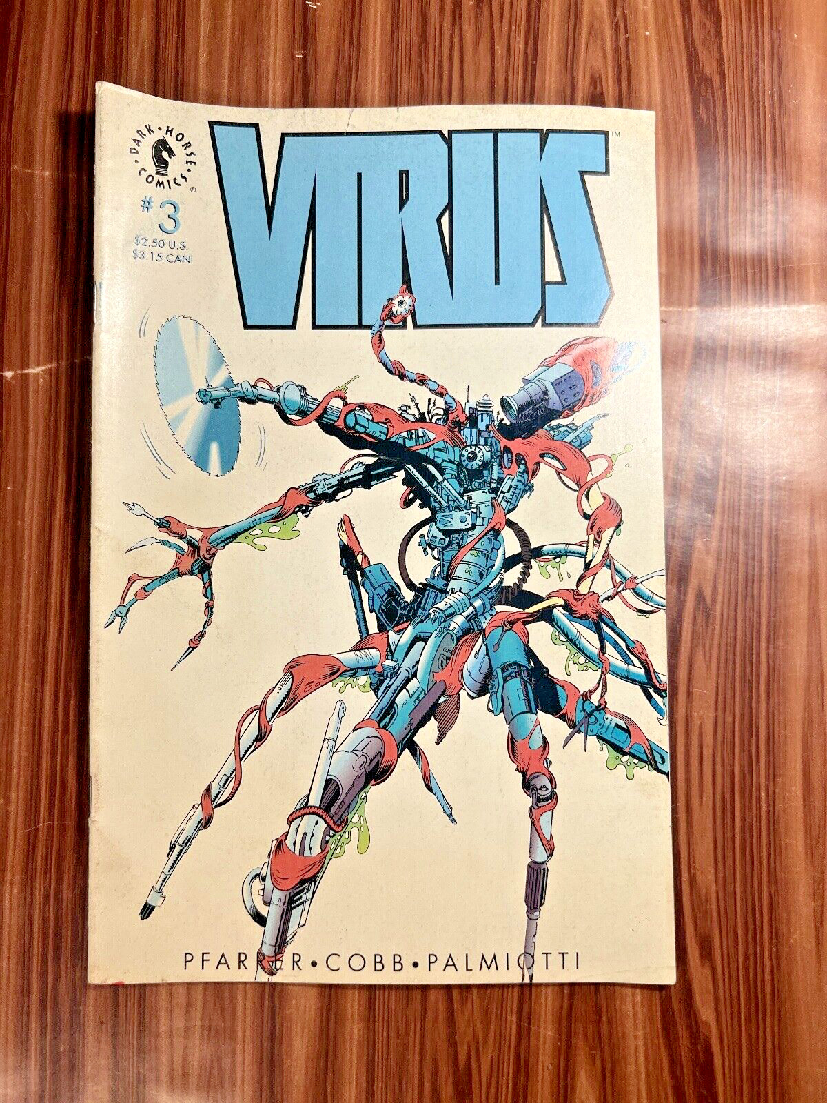 Virus #3 Dark Horse Comics 1996 Comic Book Pfarrer Cobb Palmiotti 90's Vintage