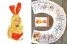 Playing Cards (Poker Deck 54 Cards) Vintage Retro Sexy Adult Comics by Sneyd 085