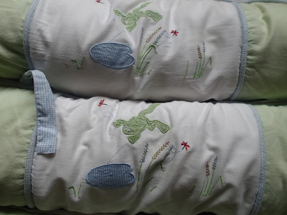 Edredón y tela para bebé Brandee Danielle Frog Dragonfly Foto 3 de 4