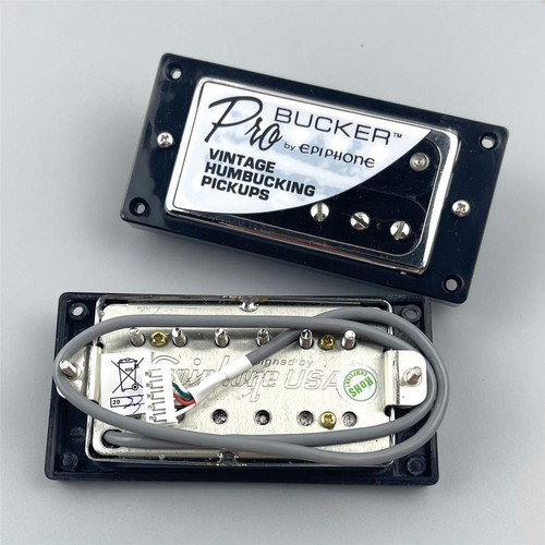 Epiphone Classic Plus ProBucker Vintage Humbucker Pickup Set LP&SG USA SHIP - Picture 3 of 3