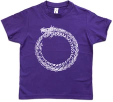 OUROBOROS Kids Boys T-Shirt Uroboros Ancient Myths Snake