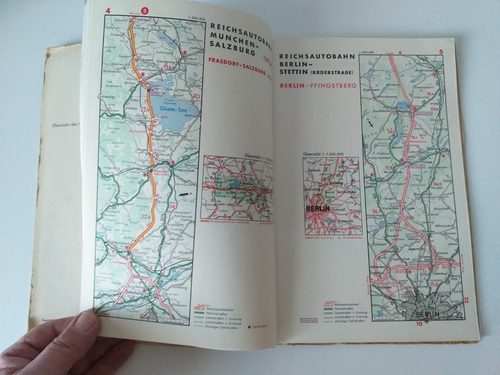 REICHSAUTOBAHN ATLAS 1938 in Ergänzungsmappe - Bild 9 von 24