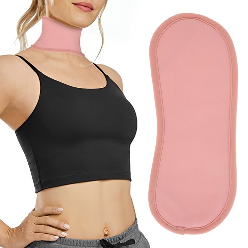 Oil Neck Pack Reusable Neck Oil Wrap with Adjustable Straps/Magic Tapes JV - Picture 17 of 21