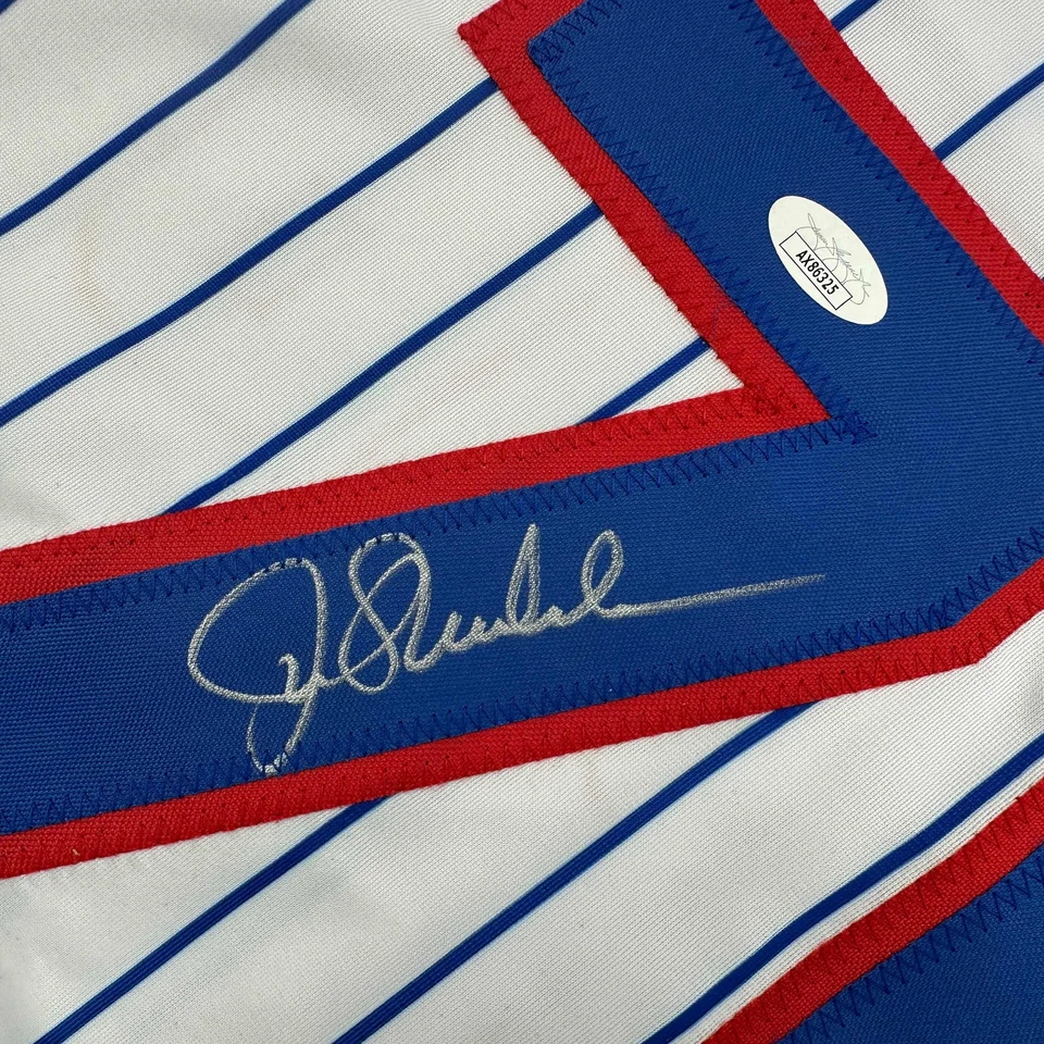Autographed/Signed Joe Maddon Chicago Pinstripe Baseball Jersey JSA COA - Image 3 of 4