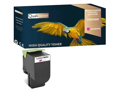 Toner LEXMARK 71B2HM0 Compatible Magenta x1 QUALITONER - Photo 1/4