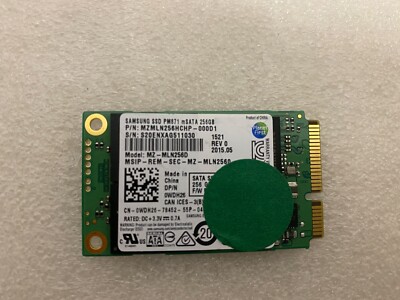 Samsung 256GB mSATA SSD mixed models