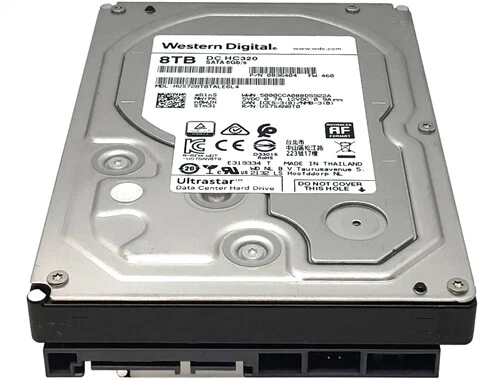 Western Digital Ultrastar DC HC320 8TB 7.2K SATA 3.5" HDD HUS728T8TALE6L4 - Image 2 of 2