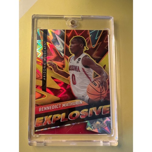 Bennedict Mathurin #EX-BMA 2022 Panini Chronicles Draft Picks Explosive card