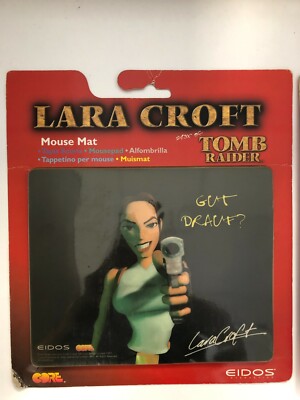 Lara Croft Tomb Raider Mousepad gut drauf NEU OVP RAR 