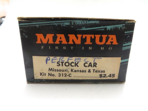 HO Mantua Built Kit 312C 1950's Era MKT Missouri Kansas & Texas 40' Stock Car - Picture 6 of 6
