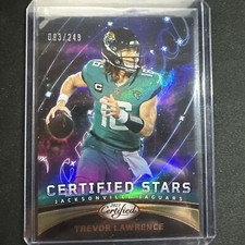2023 Certified Stars Mirror Orange #CS-25 Trevor Lawrence /249