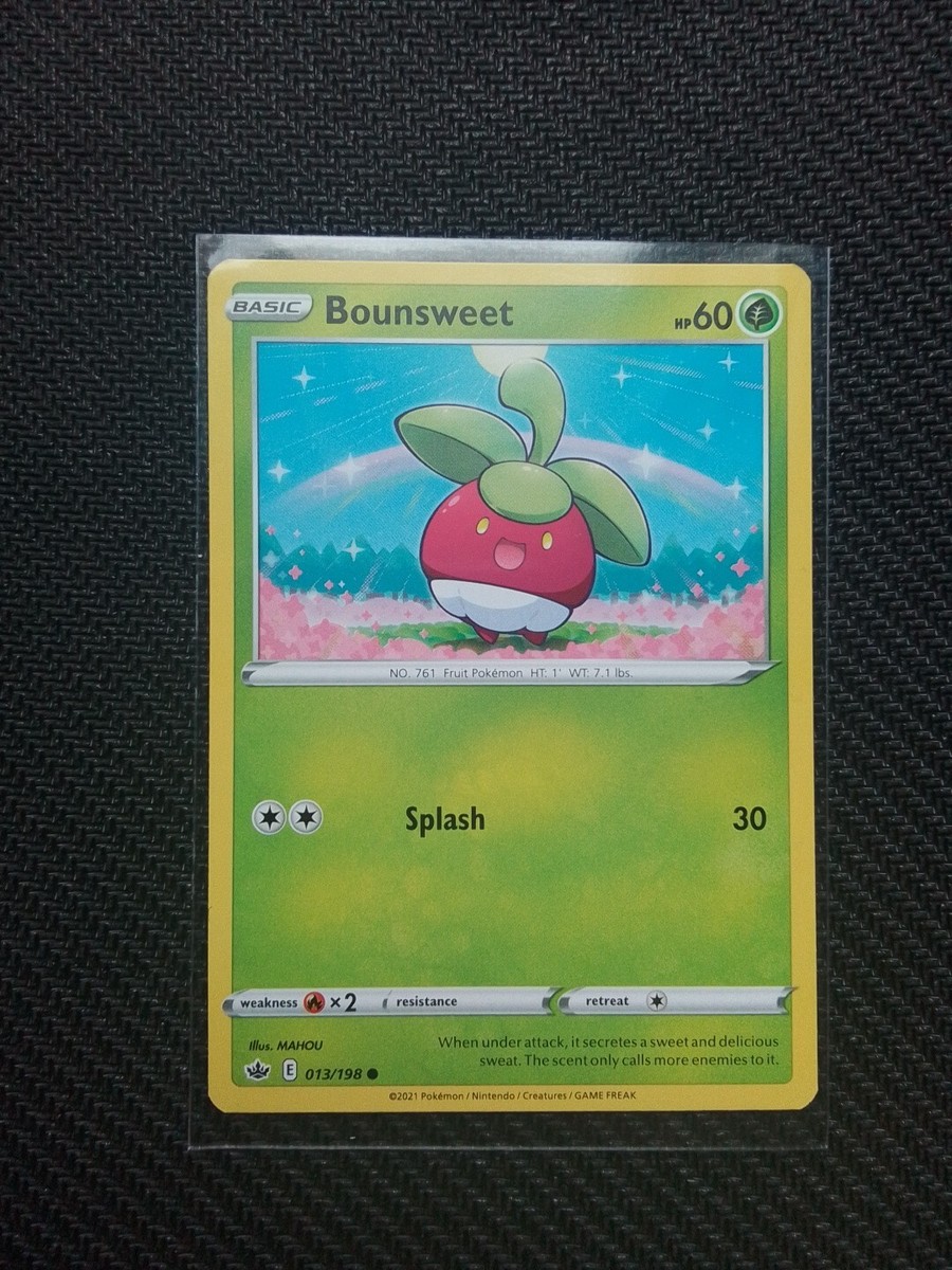 bounsweet pokemon card value Bounsweet - 013/198 - Chilling Reign
