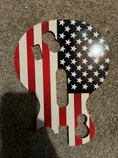 Xbox 360 PS3 Guitar Hero Wireless Controller Gibson Les Paul Faceplate Flag Rare