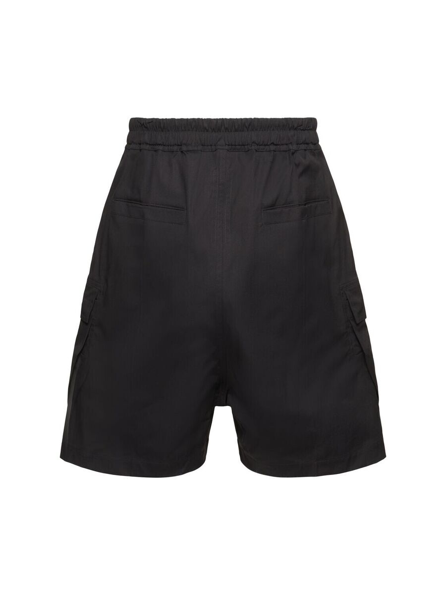 RICK OWENS Hollywood $845 Cargobela Black Shorts New RICK OWENS Hollywood $845 Cargobela Black Shorts New