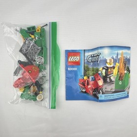 LEGO City Fire Motorcycle | (60000) 99.99% complete. NO BOX