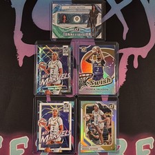 2026 Donruss WNBA Rickea Jackson Chicago Sky 5-Card Lot - Inserts Diamond / Holo
