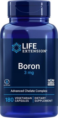 Life Extension Boron 3mg 180 Veg Caps - Triple 180 Count (Pack of 1)