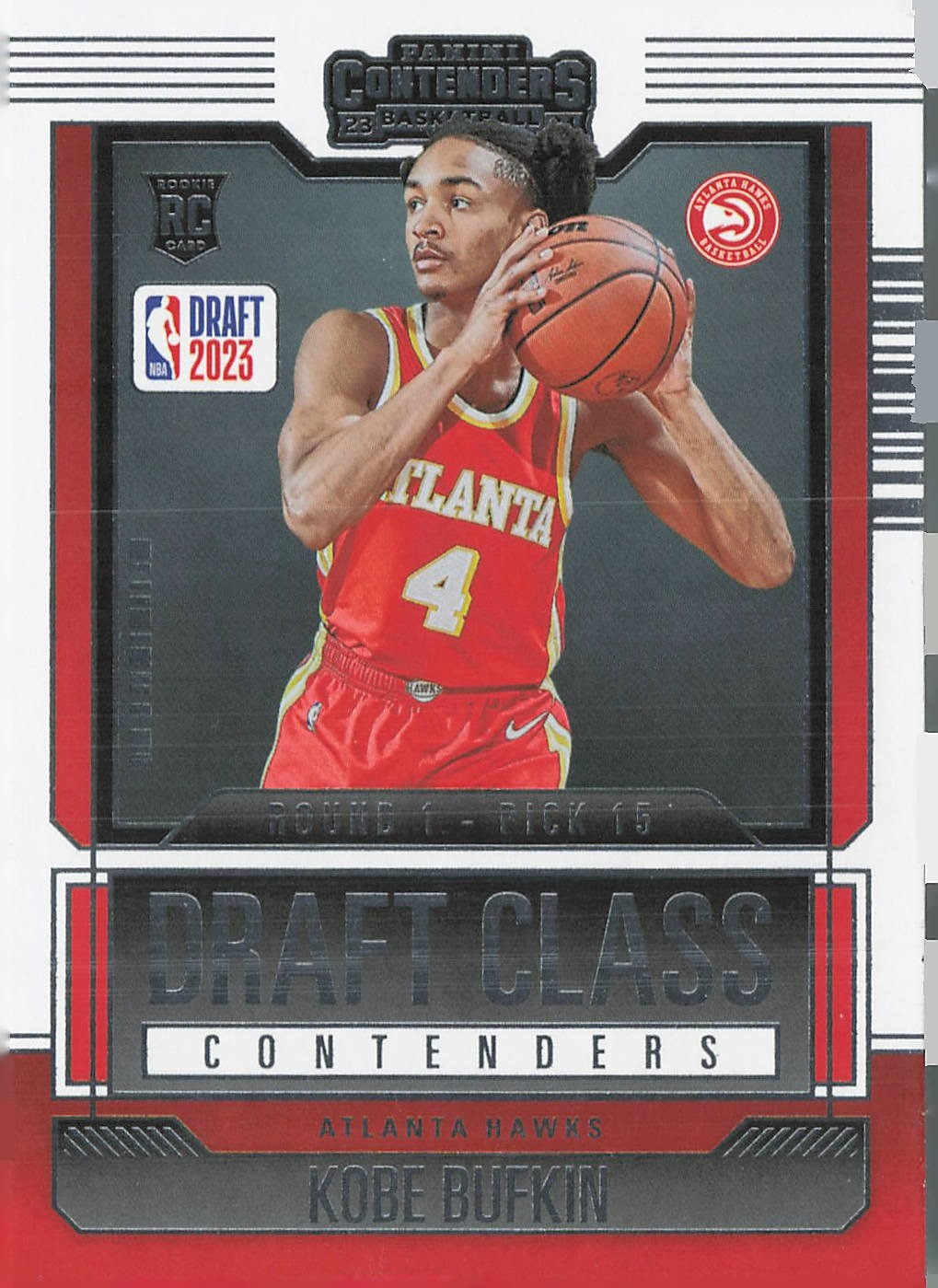 2023-24 Panini Contenders Kobe Bufkin 2023 Draft Class Contenders #2 Hawks