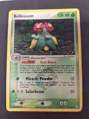 Nintendo Pokemon TCG Bellossom 16/101 2004 100  Rare