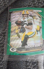 Panini 2025 Prizm Green Prizm Tucker Kraft #127 Green Bay Packers NFL