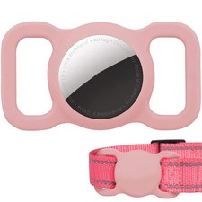 Silicone Air Tag Collar Holder - Waterproof Protective Case for Dog  Cat GPS...