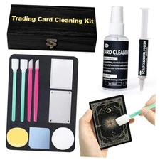 Trading Card Cleaning Kit, Scratch Repair for Boost Grading Score & Restore 