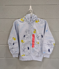 NEW Peanuts Snoopy Women's Embroidered Jacket Full Zip Size XS