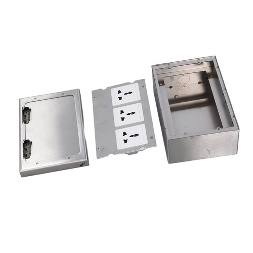 Embedded Socket Box Strong Flexibility 3 Outlets AC250V Recessed Power Socket - Photo 6/12
