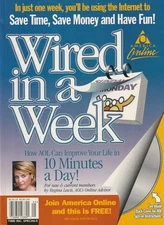 AOL Wired in a Week by Regina Lewis (2000, Paperback) with AOL Disc