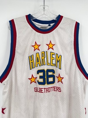 Harlem Globetrotters Vintage Y2K Platinum Fubu #36 Lemon Jersey Sz
