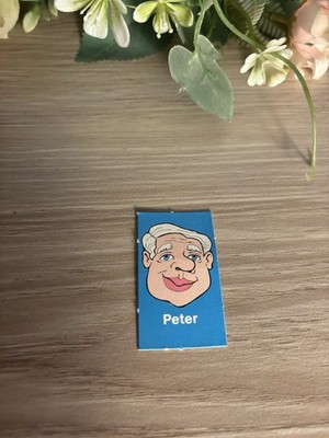 Guess Who? Ersatz-Charakterkarte 1980 - ''Peter'' (blau)