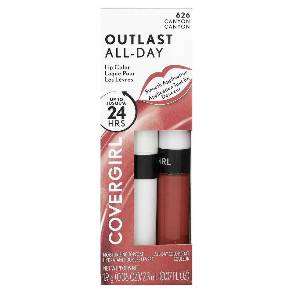 Outlast All-Day, Lip Color, 626 Canyon, 2 Piece Set - Image 2 of 4