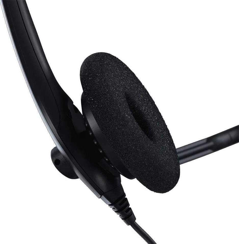 Jabra Biz 1500 USB-A On-Ear Mono Headset - Corded Headphone with Noise-cancellin - Image 2 of 4