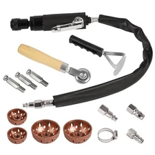 Complete Pneumatic Tire Repair Tool Set with Buffer & Patch Tools for Car, Truck